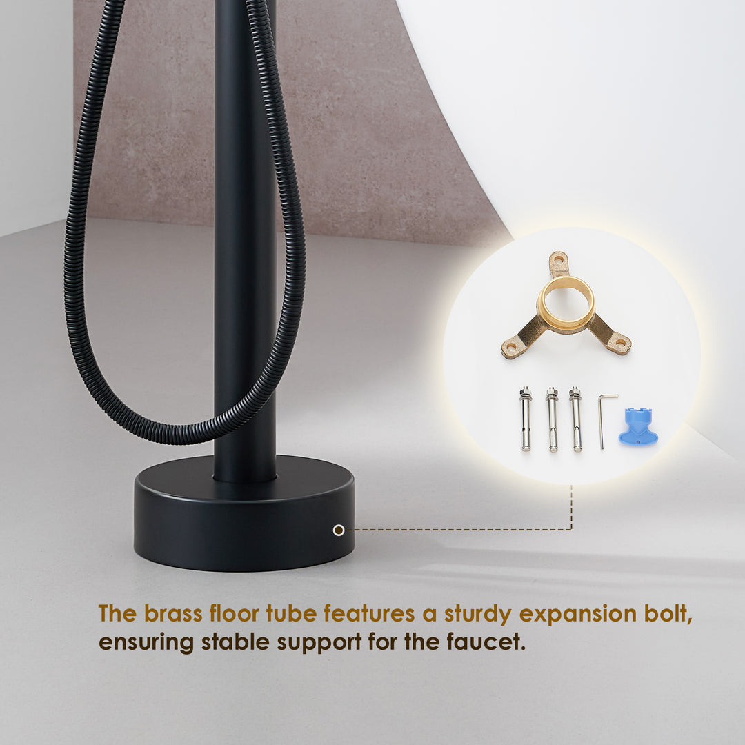 Florin Single Lever Handle Freestanding Floor Mounted Tub Filler