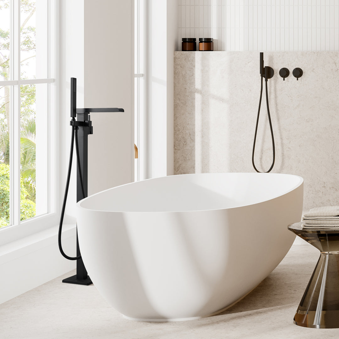 Camino Single Lever Handle Freestanding Floor Mounted Tub Filler