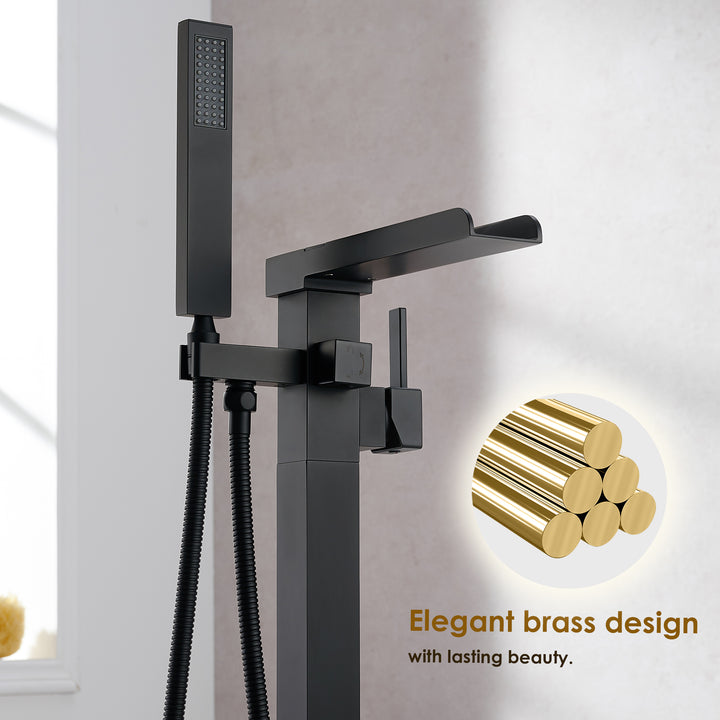 Camino Single Lever Handle Freestanding Floor Mounted Tub Filler