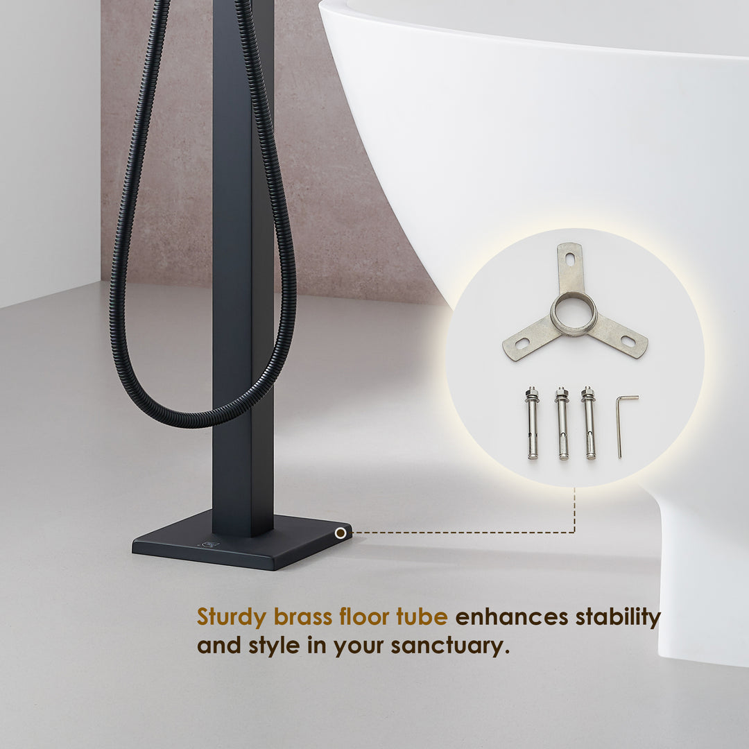 Camino Single Lever Handle Freestanding Floor Mounted Tub Filler