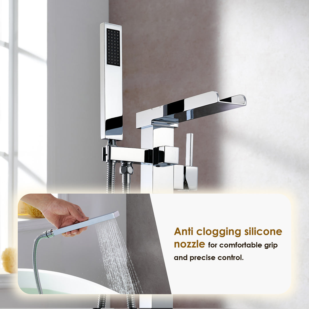 Camino Single Lever Handle Freestanding Floor Mounted Tub Filler