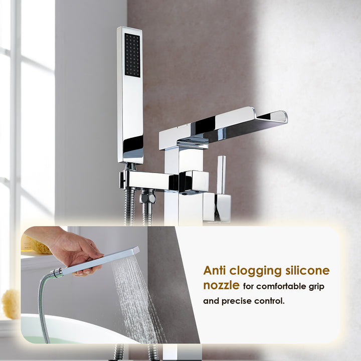 Camino Single Lever Handle Freestanding Floor Mounted Tub Filler