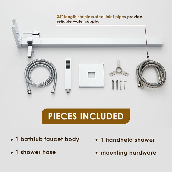 Camino Single Lever Handle Freestanding Floor Mounted Tub Filler