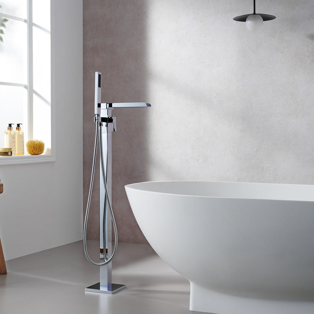 Camino Single Lever Handle Freestanding Floor Mounted Tub Filler