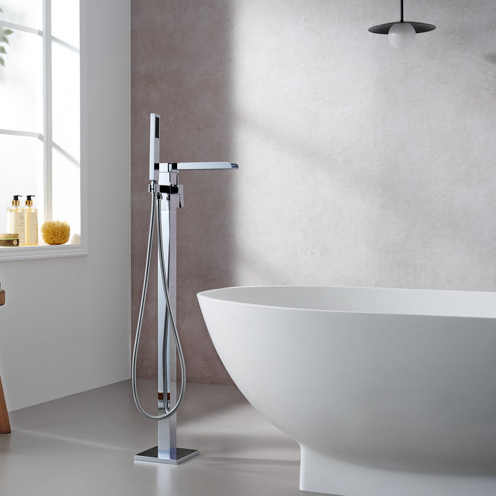 Camino Single Lever Handle Freestanding Floor Mounted Tub Filler