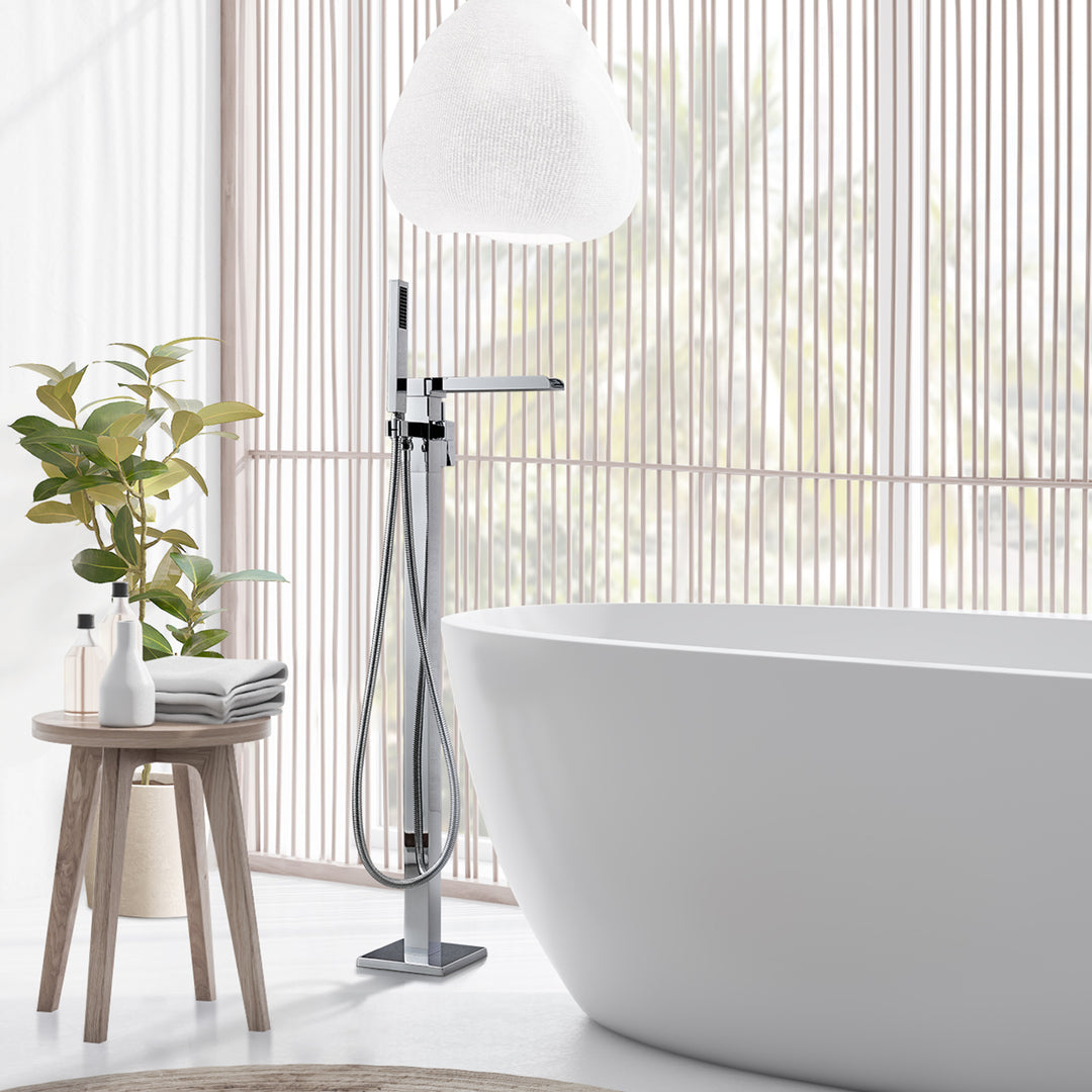 Camino Single Lever Handle Freestanding Floor Mounted Tub Filler