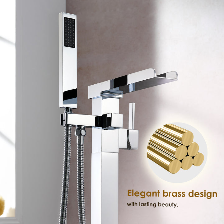 Camino Single Lever Handle Freestanding Floor Mounted Tub Filler