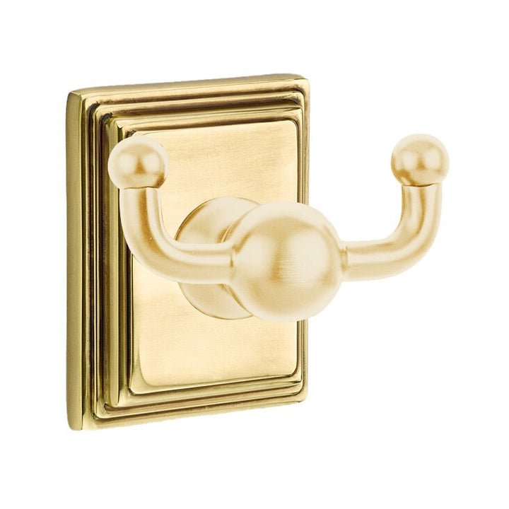 Traditional Brass Collection Wilshire Double Hook by Emtek