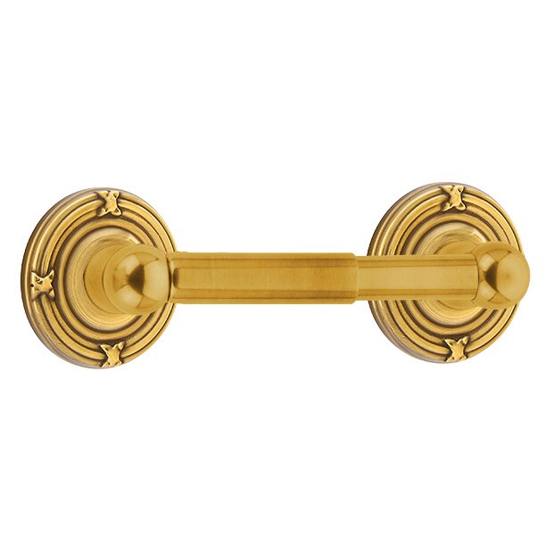 Traditional Brass Collection Ribbon & Reed Tissue Holder  by Emtek