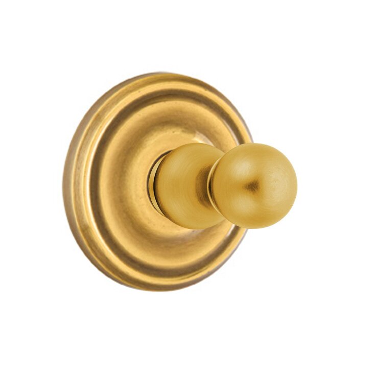 Traditional Brass Collection Regular Single Hook  by Emtek