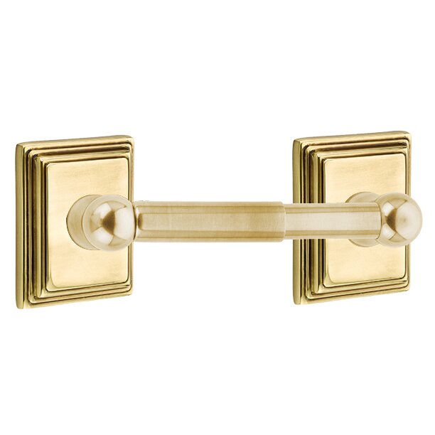 Traditional Brass Collection Wilshire Spring Rod Tissue Holder by Emtek