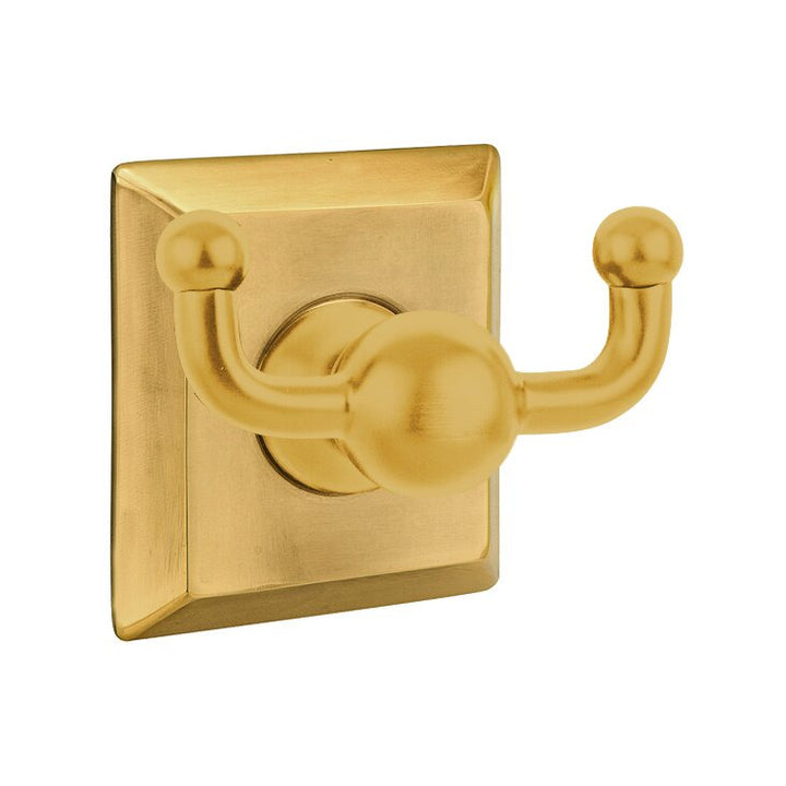 Traditional Brass Collection Quincy Double Hook by Emtek