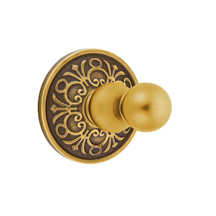 Traditional Brass Collection Lancaster Single Hook  by Emtek