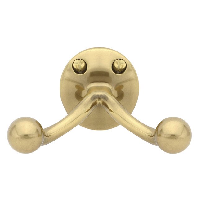 Traditional Brass Collection Traditional Brass Double Hook  by Emtek