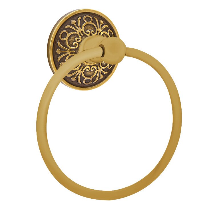 Traditional Brass Collection Lancaster Towel Ring by Emtek