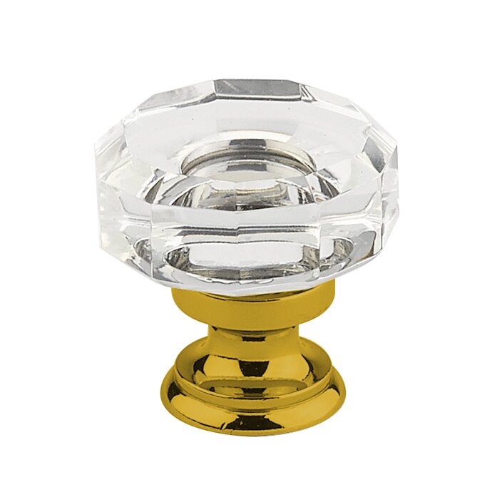 1 3/8" Diameter Lowell Knob by Emtek-CRYSTAL