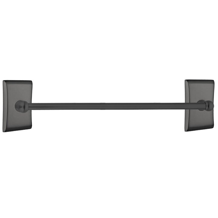 Traditional Brass Collection 30" Single Towel Bar with Neos Rose  by Emtek