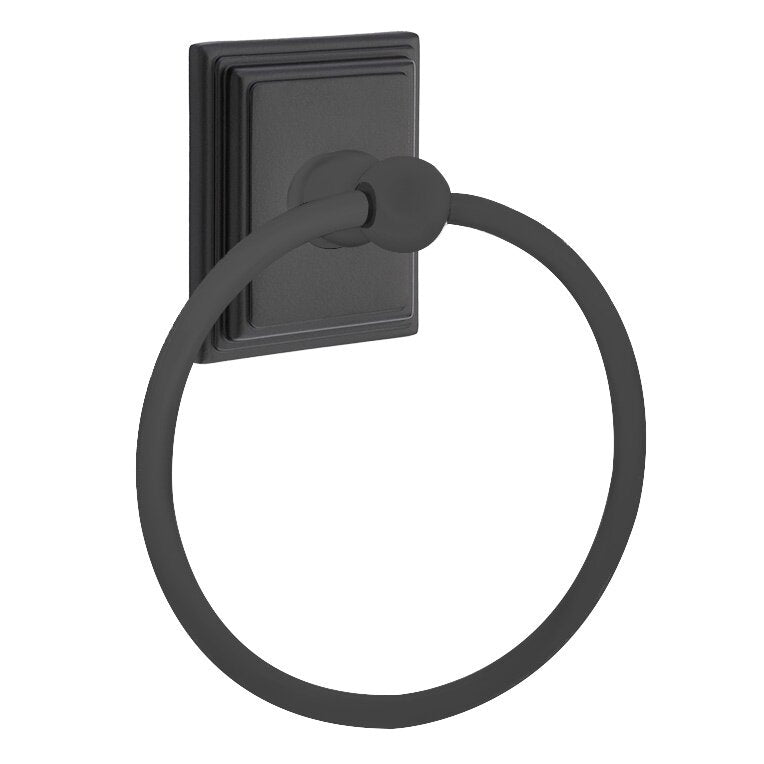 Traditional Brass Collection Wilshire Towel Ring by Emtek