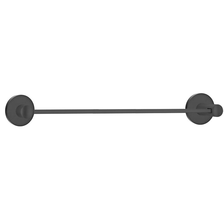 Modern Brass Collection Small Disk 30" Single Towel Bar  by Emtek