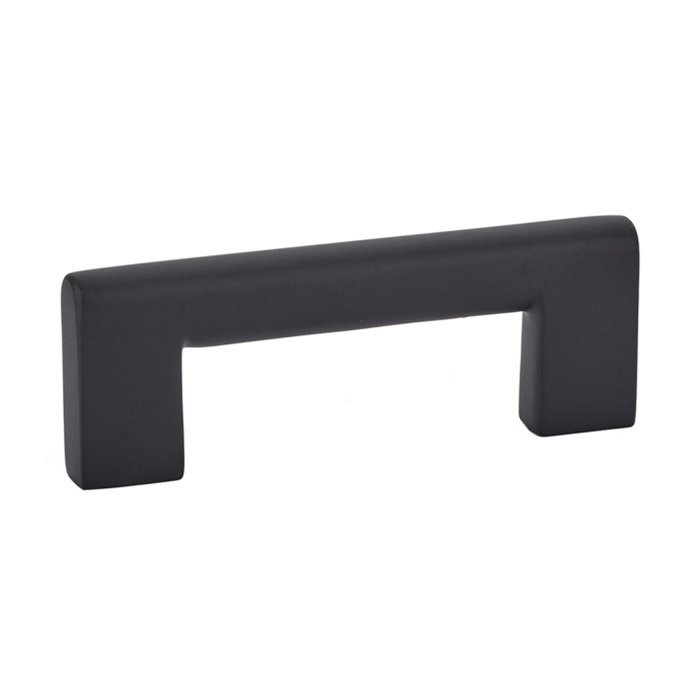 5" Centers Trail Pull in Flat Black by Emtek