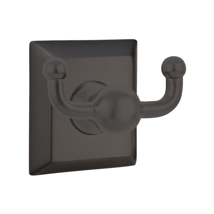 Traditional Brass Collection Quincy Double Hook by Emtek