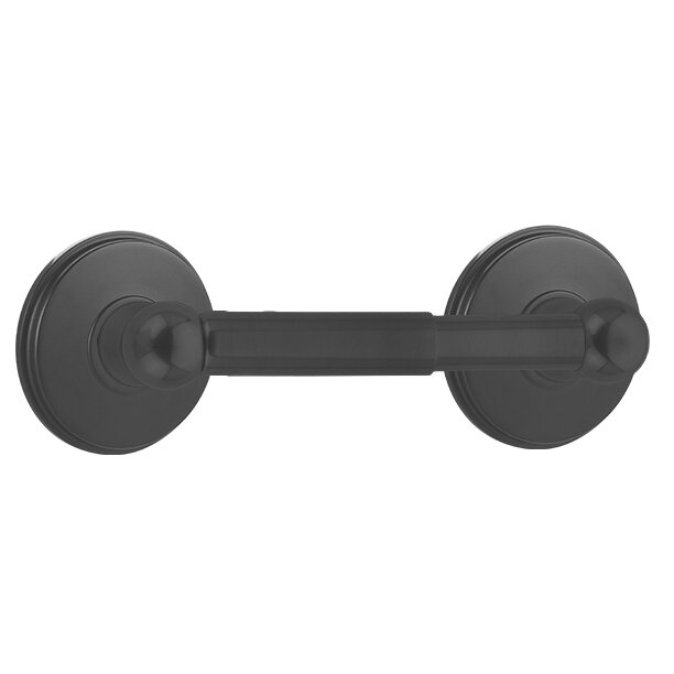 Traditional Brass Collection Spring Rod Tissue Holder with Watford Rosette by Emtek