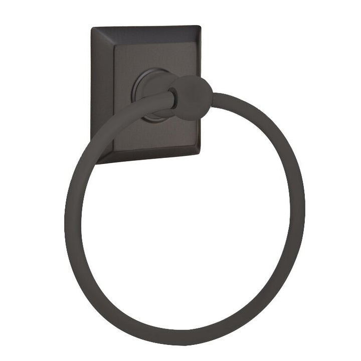 Traditional Brass Collection Quincy Towel Ring  by Emtek