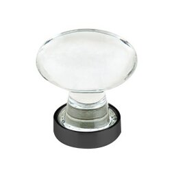 1 3/4" Diameter Hampton Knob  by Emtek- CRYSTAL