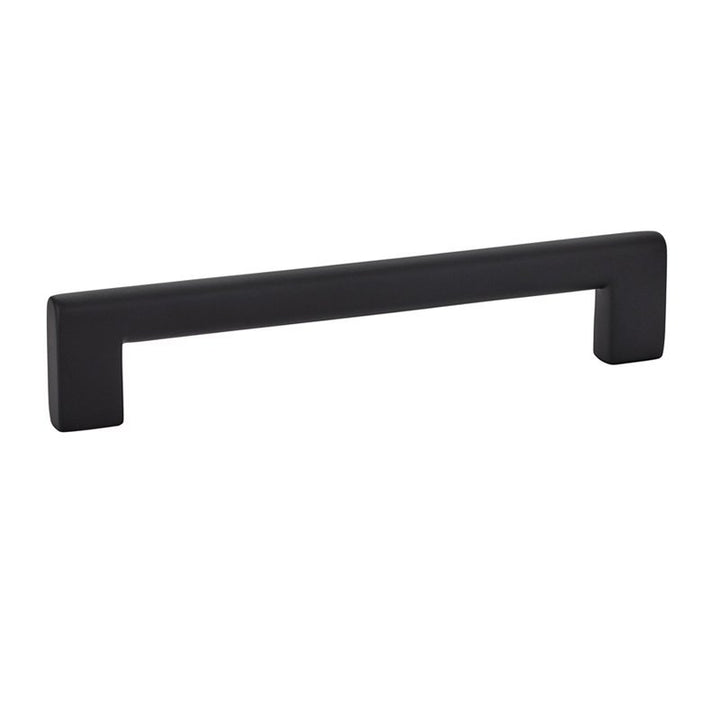 10" Centers Trail Pull in Flat Black by Emtek