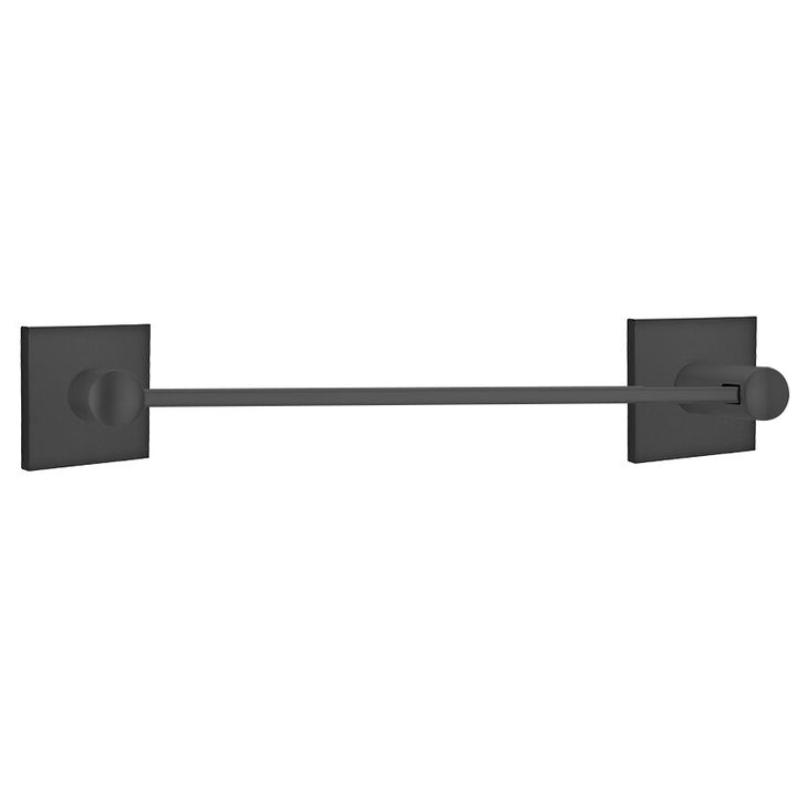 Modern Brass Collection Square 24" Single Towel Bar  by Emtek