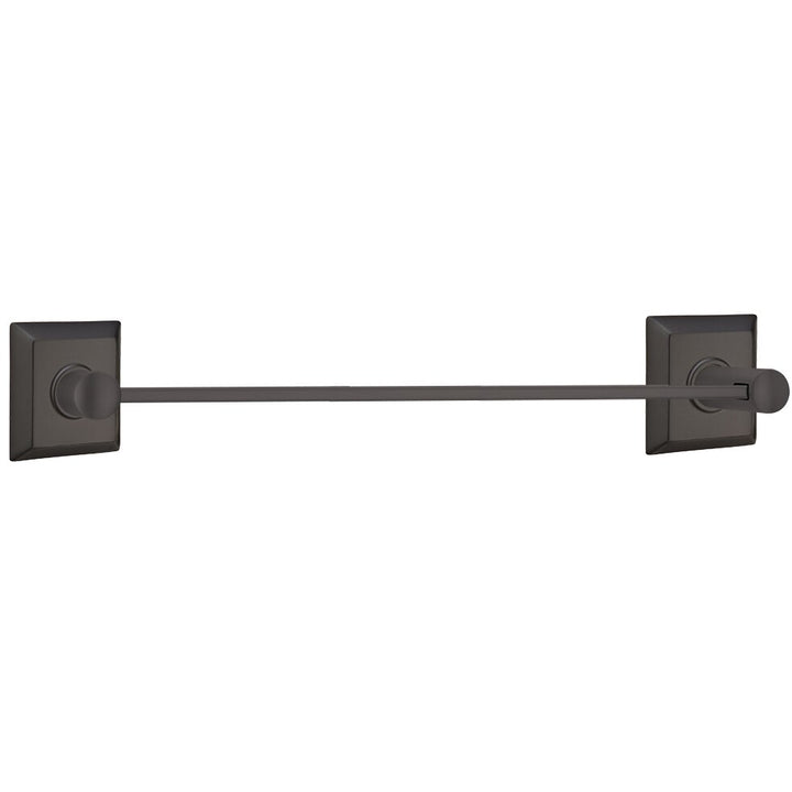 Modern Brass Collection Quincy 30" Single Towel Bar  by Emtek