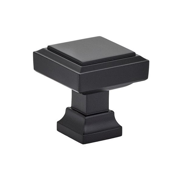 Geometric Collection 1 1/4" (32mm) Geometric Square Knob  by Emtek