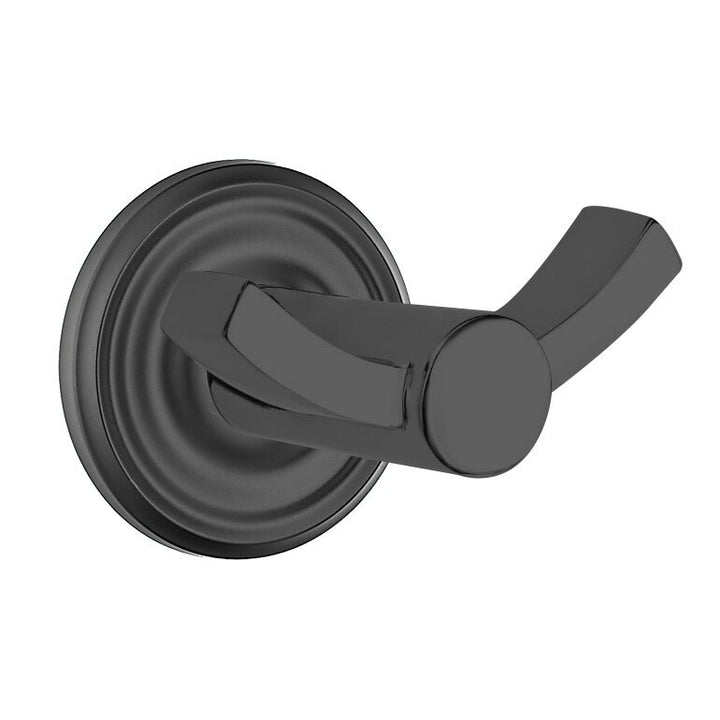Modern Brass Collection Small Regular Double Hook by Emtek