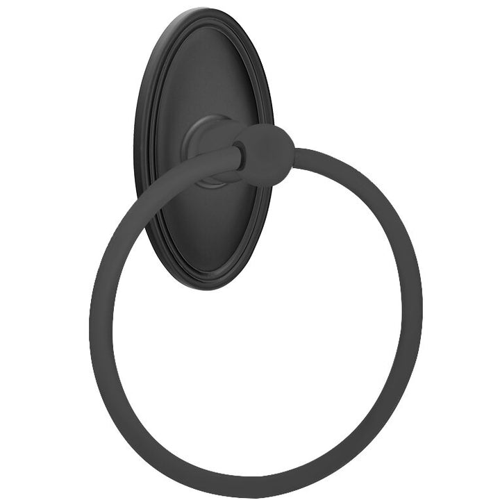 Traditional Brass Collection Oval Towel Ring  by Emtek