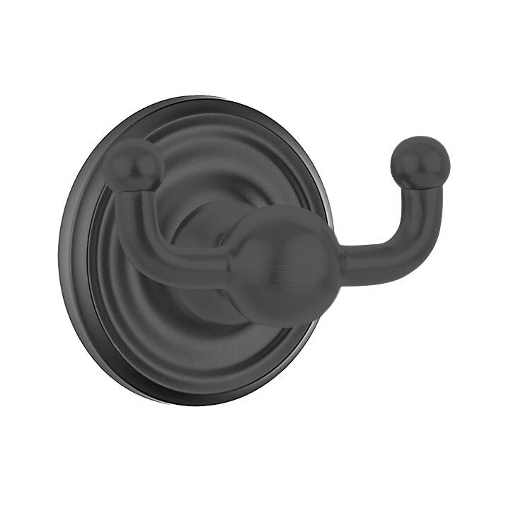 Traditional Brass Collection Small Regular Double Hook  by Emtek