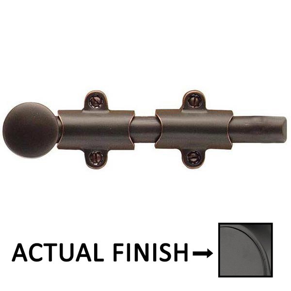 Door Accessories Collection 6" Surface Bolt With 3 Strikes  by Emtek