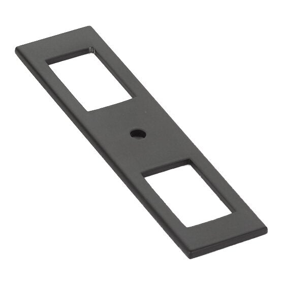 Modern Cabinet Hardware Collection 4" Long Backplate for Knob  by Emtek