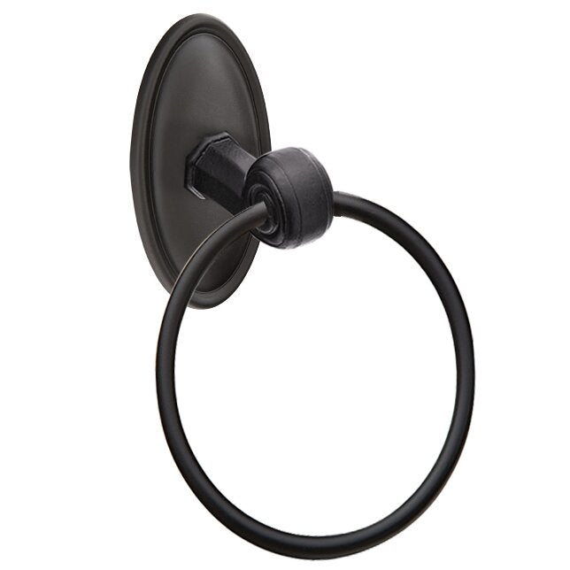 Tuscany Bronze Collection #14 Oval Towel Ring  by Emtek