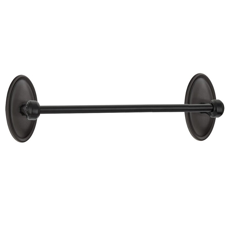 Tuscany Bronze Collection #14 Oval 30" Single Towel Bar by Emtek