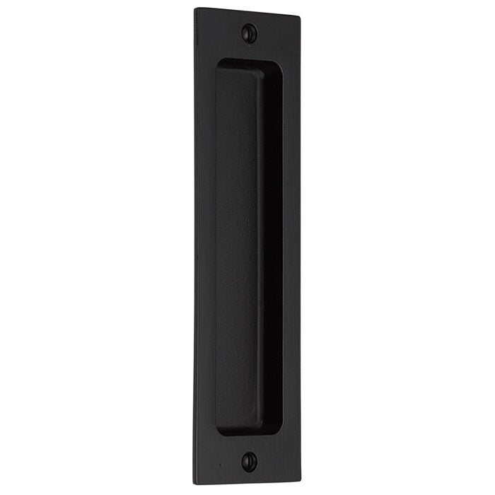 Rustic Modern Cabinet Hardware Collection 8" Modern Rectangular Flush Pull  by Emtek