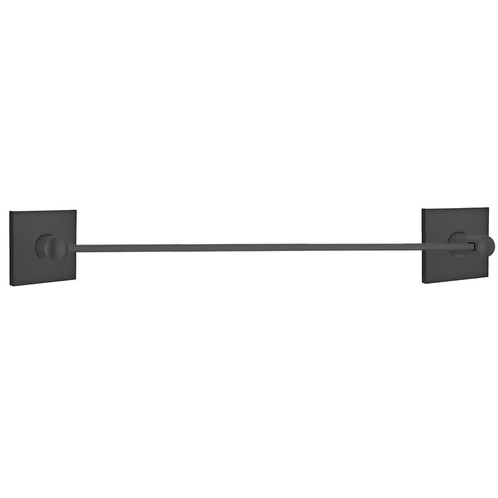 Modern Brass Collection Square 30" Single Towel Bar  by Emtek