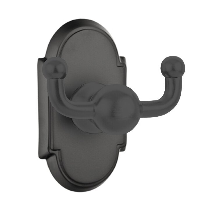 Traditional Brass Collection Arched Double Hook by Emtek