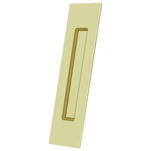 Deltana Architectural Hardware Flush Pull, Rectangular, HD, 10" x 2-1/4" x 1/2", Solid Brass