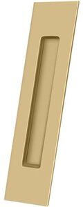 Deltana Architectural Hardware Flush Pull, Rectangular, HD, 10" x 2-1/4" x 1/2", Solid Brass