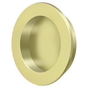 Deltana Architectural Hardware Flush Pull , Round, HD, 2-3/8", Solid Brass