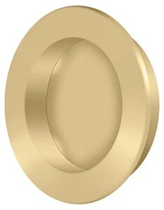 Deltana Architectural Hardware Flush Pull , Round, HD, 2-3/8", Solid Brass