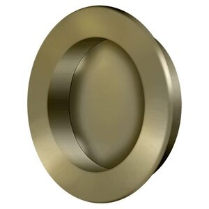 Deltana Architectural Hardware Flush Pull , Round, HD, 2-3/8", Solid Brass