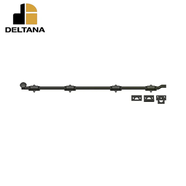 DELTANA HARDWARE 42" Surface Bolt w/ Off-set, HD