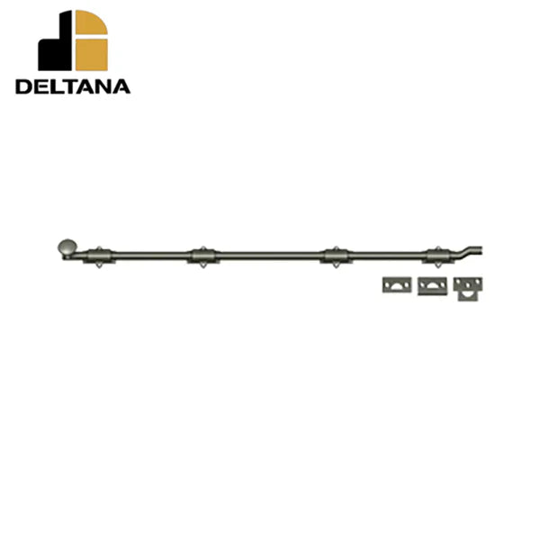 DELTANA HARDWARE 42" Surface Bolt w/ Off-set, HD