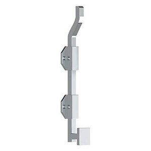 DELTANA DOOR HARDWARE 10" Modern Offset Surface Bolt, HD, Solid Brass